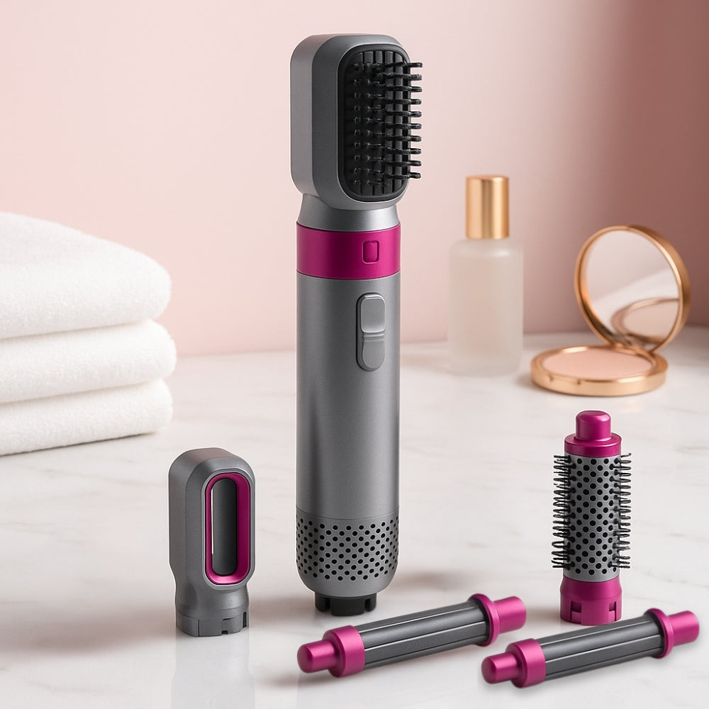 GlowIt 5 in 1 Multifunctional Hair Dryer Styling Tool