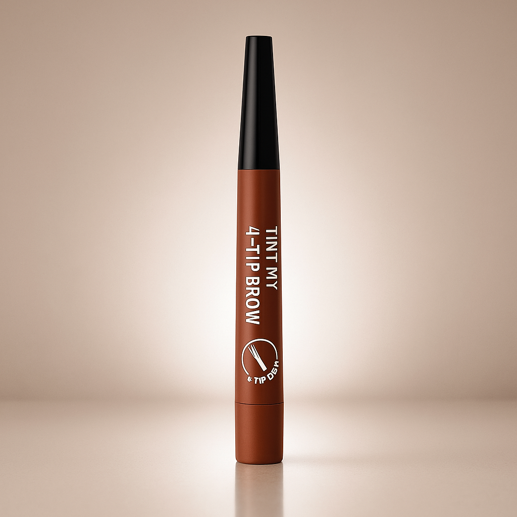 Tint My 4-Tip Brow – Waterproof Eyebrow Pen (Dark Brown)