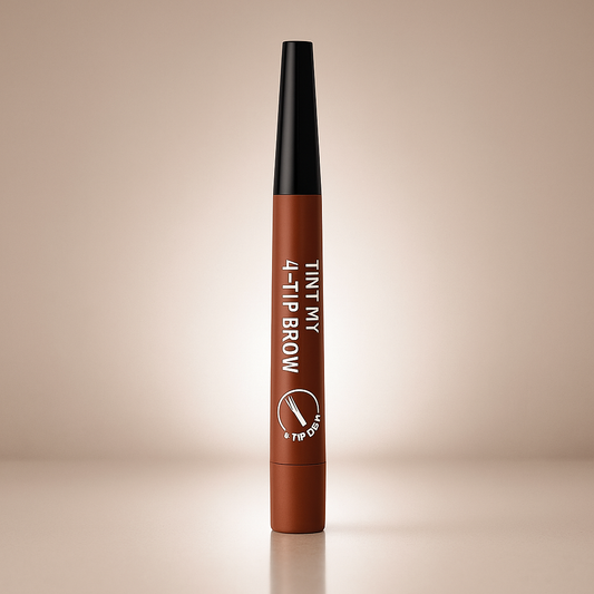Tint My 4-Tip Brow – Waterproof Eyebrow Pen (Dark Brown)